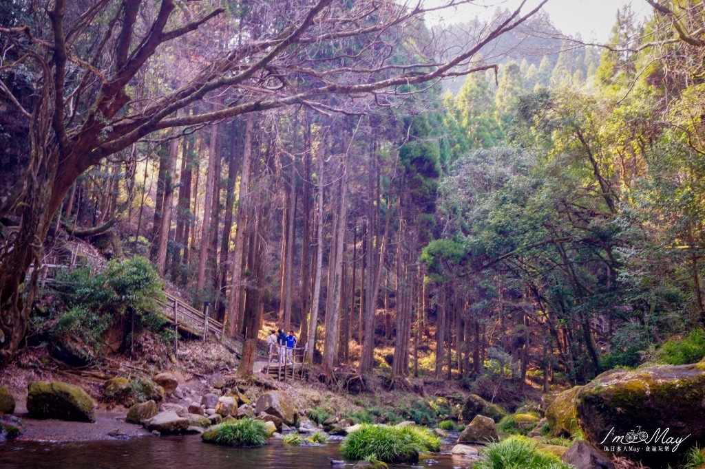熊本 | 如同白絲般的水幕絕景，深山裡的祕境景點。鍋之瀑布 (鍋ヶ滝) |  (九州自駕行程 / 熊本小國町) @偽日本人May．食遊玩樂