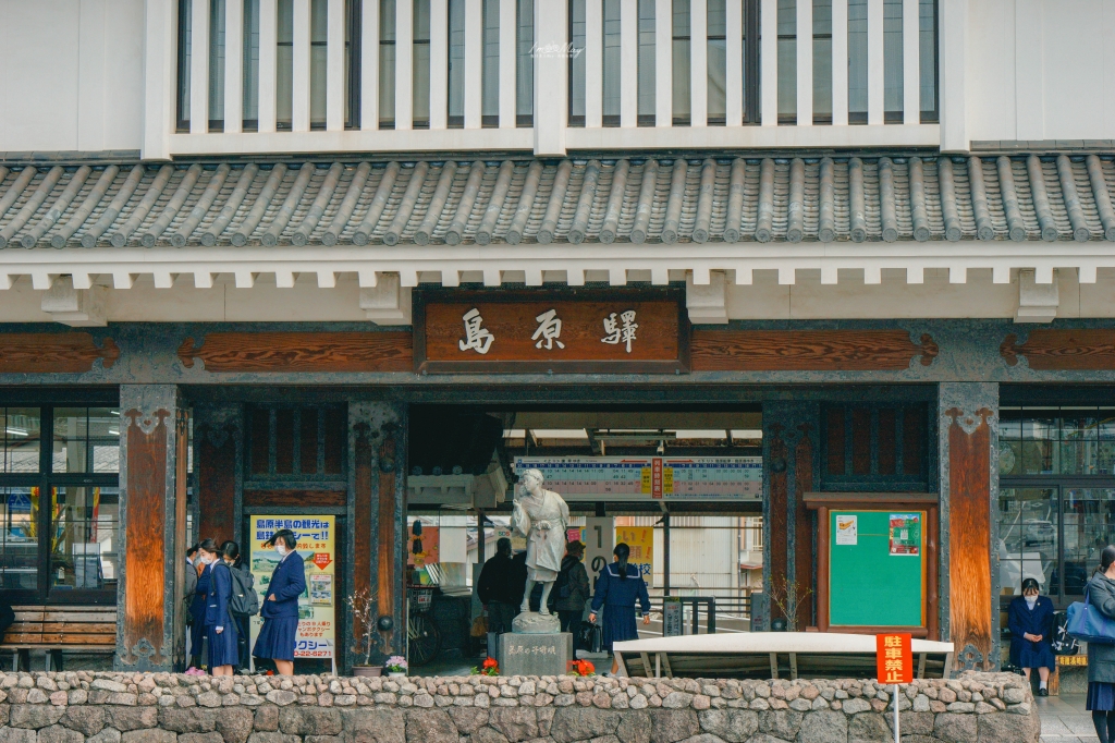 日本鐵道旅行 | 搭乘在山海之間穿梭的黃色列車，前往海空交會的無人車站 : 大三東車站 | 島原鐵道、有明海 @偽日本人May．食遊玩樂