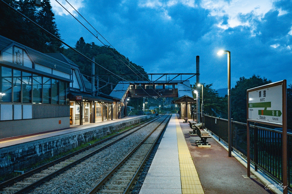 日本鐵道旅行 | 日本三大車窗景觀、自然夜景遺產、梯田百選 : 姨捨車站（おばすて駅）| JR東日本特色車站 @偽日本人May．食遊玩樂