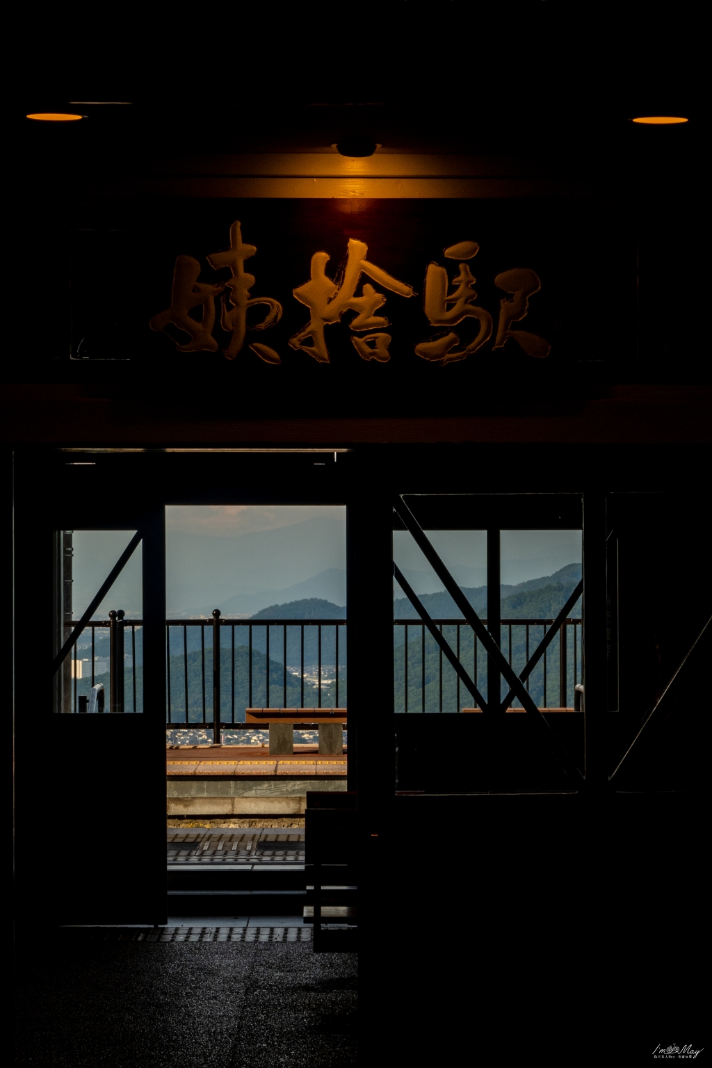 日本鐵道旅行 | 日本三大車窗景觀、自然夜景遺產、梯田百選 : 姨捨車站（おばすて駅）| JR東日本特色車站 @偽日本人May．食遊玩樂