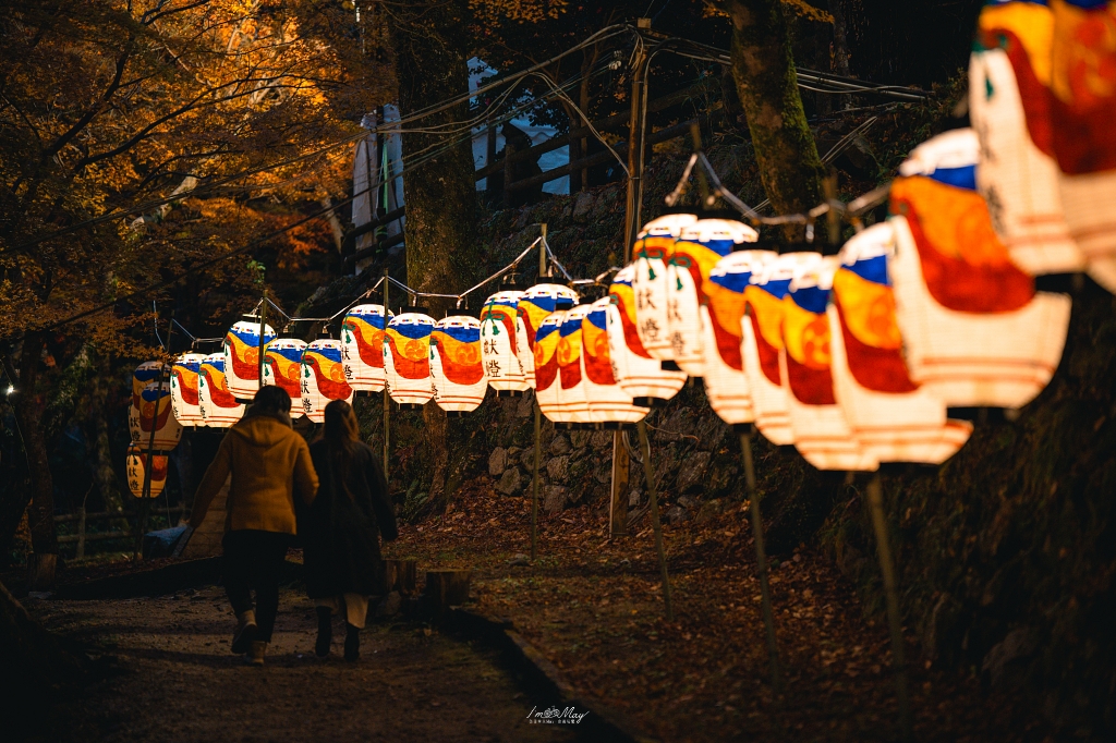 關西攝影記錄 | 幽燈靜夜：探尋奈良談山神社夜間點燈的秋夜微光與靜謐詩意 @偽日本人May．食遊玩樂