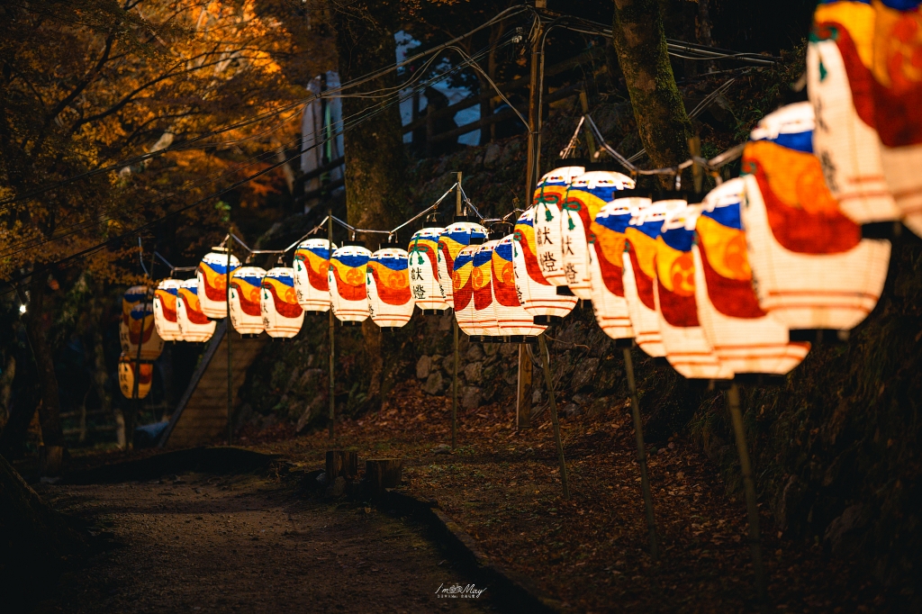 關西攝影記錄 | 幽燈靜夜：探尋奈良談山神社夜間點燈的秋夜微光與靜謐詩意 @偽日本人May．食遊玩樂