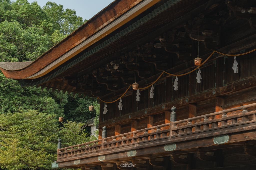 岡山攝影記錄｜吉備津神社秋日銀杏散策：金黃落葉、靜謐迴廊與一場溫柔的人情邂逅 @偽日本人May．食遊玩樂
