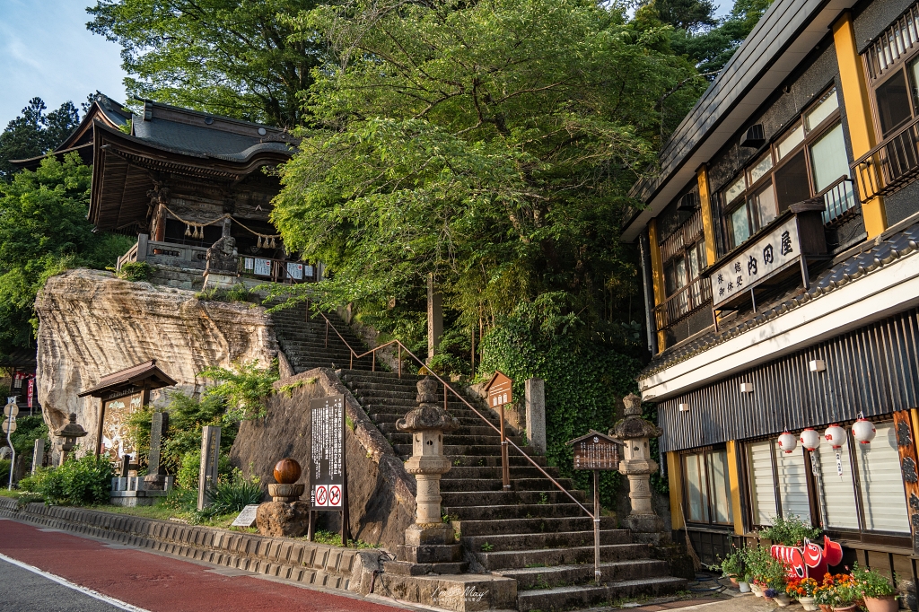 【福島住宿推薦】紅牛發源地的溫泉老宿｜只見線攝影首選！會津柳津「內田屋旅館」就在圓藏寺入口旁 @偽日本人May．食遊玩樂