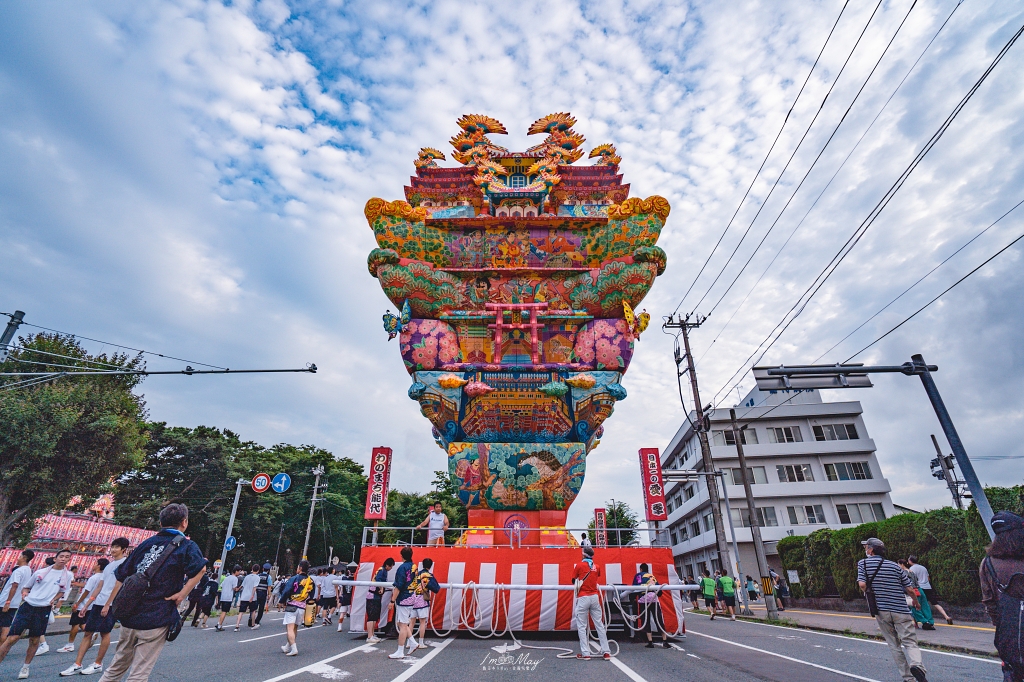 【能代七夕天空不夜城】錯過就要再等一年！兩天限定的全日本最高燈籠，震撼東北夏夜，不是東北六大祭也超值得｜東北夏日祭典記實 @偽日本人May．食遊玩樂
