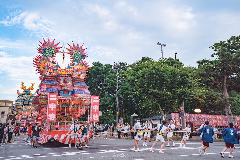 【能代七夕天空不夜城】錯過就要再等一年！兩天限定的全日本最高燈籠，震撼東北夏夜，不是東北六大祭也超值得｜東北夏日祭典記實 @偽日本人May．食遊玩樂