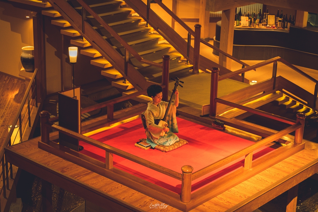 福島溫泉推薦｜蘆之牧溫泉大川莊：住進《鬼滅之刃》無限城！三層露天風呂、三味線表演太夢幻了！ @偽日本人May．食遊玩樂
