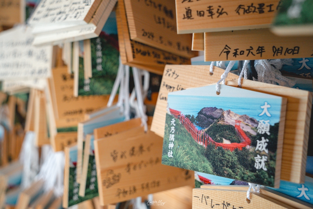 山口攝影記錄｜午後的元乃隅稻成神社，紅鳥居與夕陽海風的浪漫散步 @偽日本人May．食遊玩樂