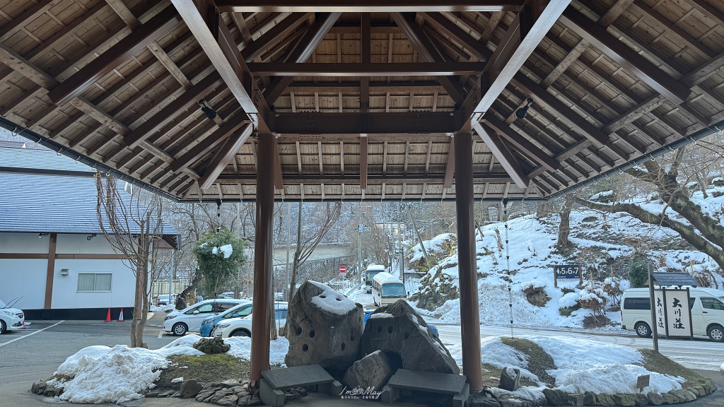 福島溫泉推薦｜蘆之牧溫泉大川莊：住進《鬼滅之刃》無限城！三層露天風呂、三味線表演太夢幻了！ @偽日本人May．食遊玩樂