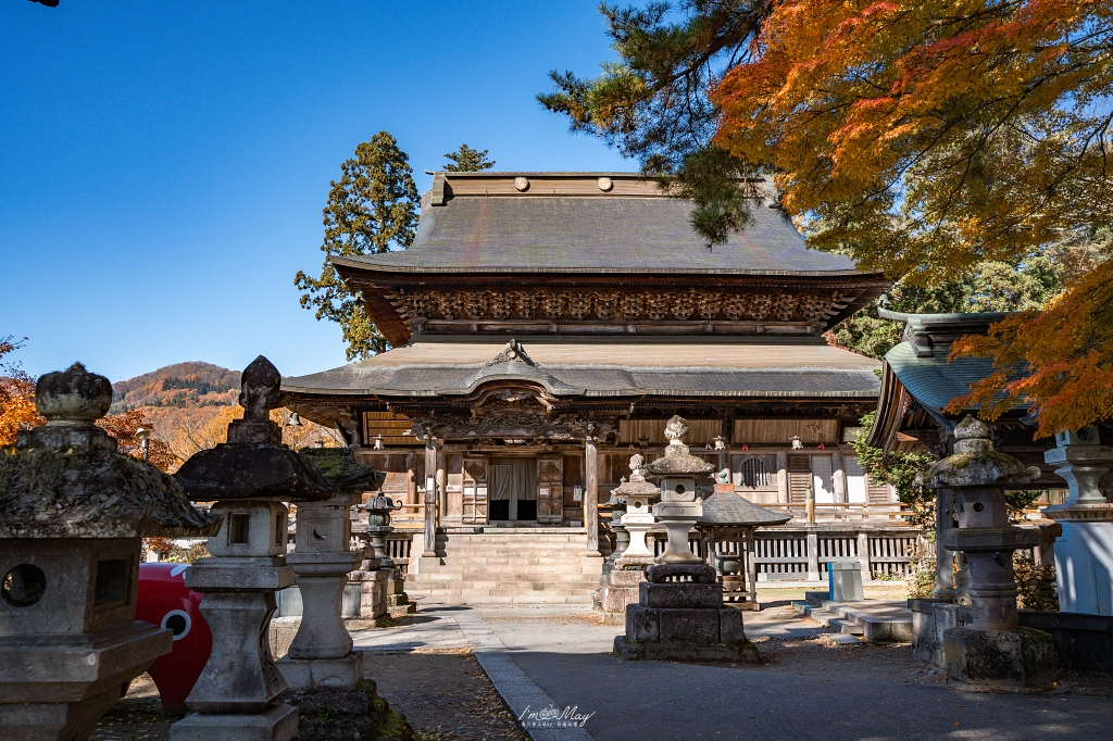 福島攝影記錄 | 奧會津柳津町：岩壁上最絢爛的秋季色彩：福満虚空藏菩薩霊巌山 圓藏寺 (Enzoji Temple)，捕捉只見川畔的錦秋之美 @偽日本人May．食遊玩樂