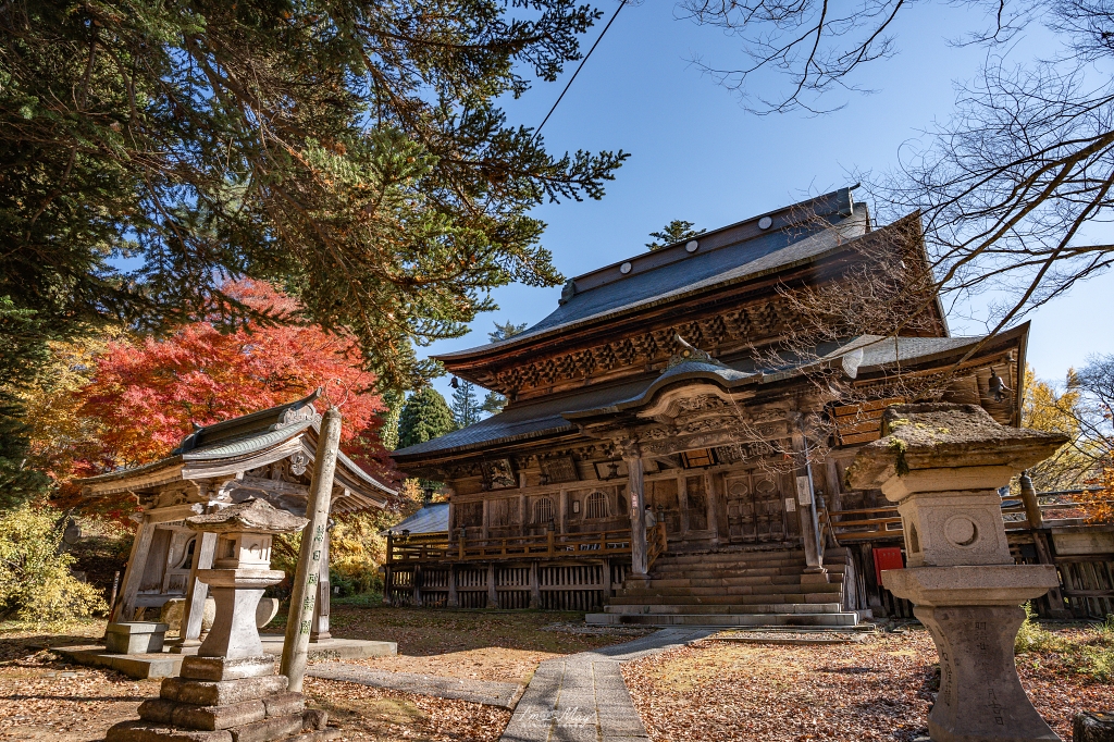 福島攝影記錄 | 奧會津柳津町：岩壁上最絢爛的秋季色彩：福満虚空藏菩薩霊巌山 圓藏寺 (Enzoji Temple)，捕捉只見川畔的錦秋之美 @偽日本人May．食遊玩樂
