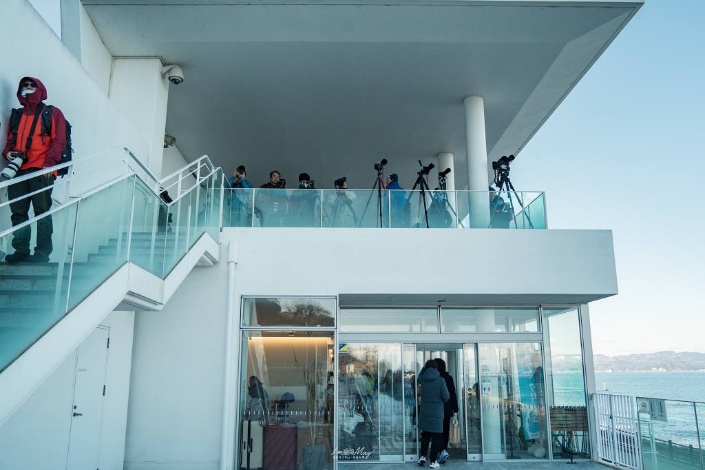 富山攝影點記錄｜雨晴海岸：與海上立山連峰的冬季邂逅，捕捉冰見線列車駛進絕景的夢幻瞬間，一場考驗運氣與耐心的記錄 @偽日本人May．食遊玩樂