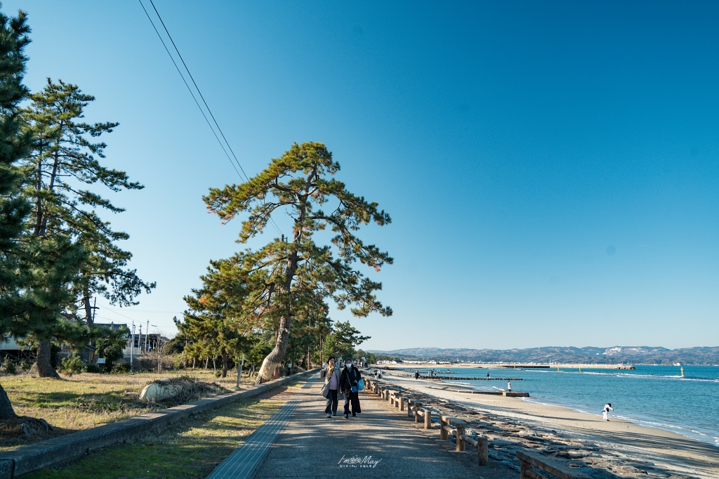 富山攝影點記錄｜雨晴海岸：與海上立山連峰的冬季邂逅，捕捉冰見線列車駛進絕景的夢幻瞬間，一場考驗運氣與耐心的記錄 @偽日本人May．食遊玩樂