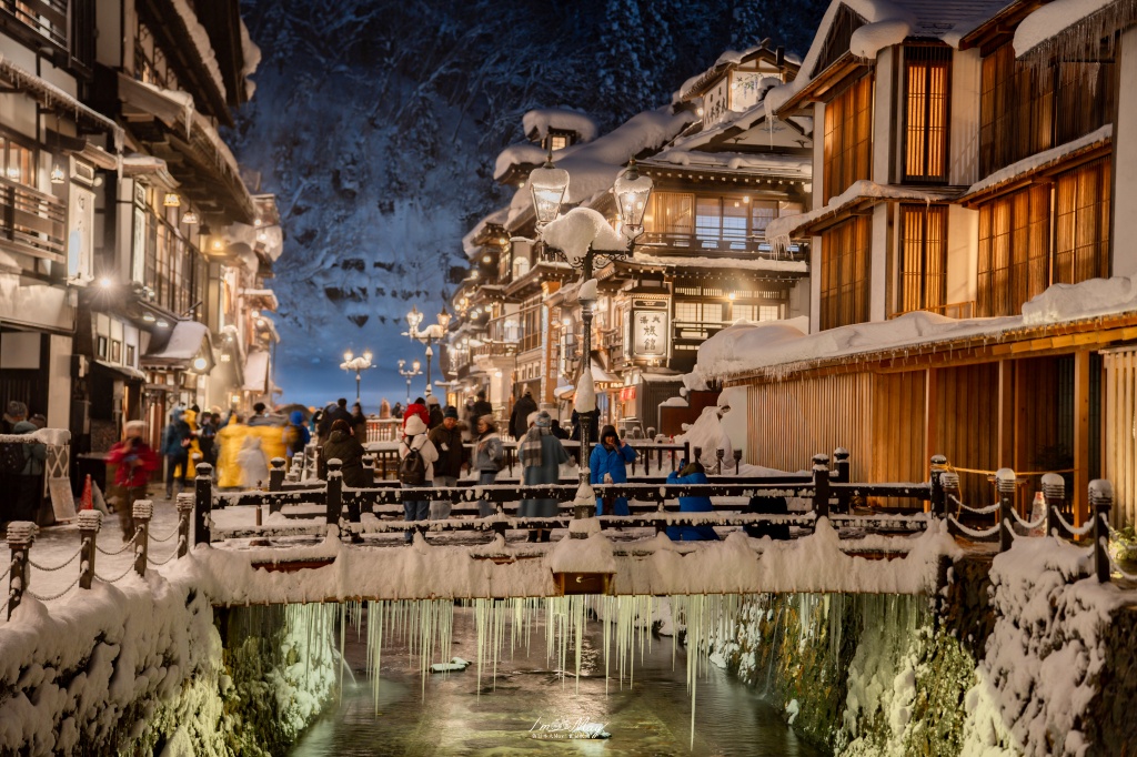 銀山溫泉攝影記錄 | 走進大正浪漫的銀白夢境：從魔幻藍調到寂靜清晨，我的雪國絕景紀錄 @偽日本人May．食遊玩樂