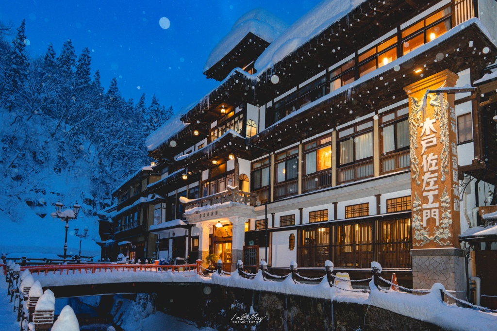 銀山溫泉攝影記錄 | 走進大正浪漫的銀白夢境：從魔幻藍調到寂靜清晨，我的雪國絕景紀錄 @偽日本人May．食遊玩樂