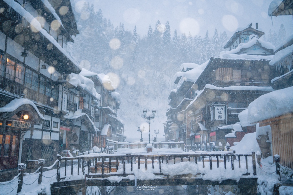 銀山溫泉攝影記錄 | 走進大正浪漫的銀白夢境：從魔幻藍調到寂靜清晨，我的雪國絕景紀錄 @偽日本人May．食遊玩樂