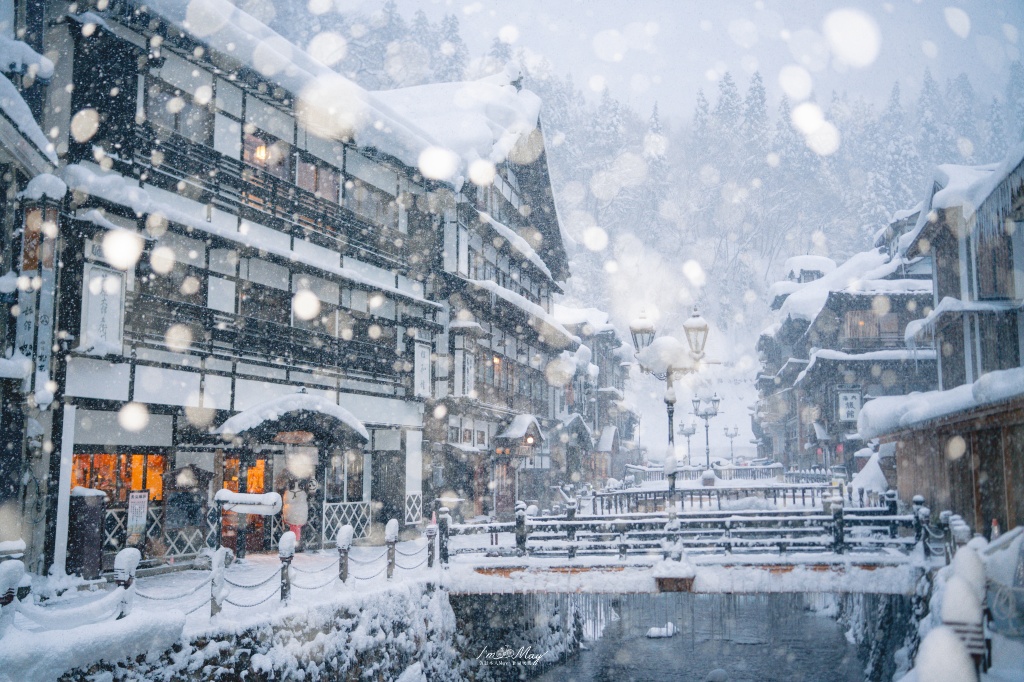 銀山溫泉攝影記錄 | 走進大正浪漫的銀白夢境：從魔幻藍調到寂靜清晨，我的雪國絕景紀錄 @偽日本人May．食遊玩樂