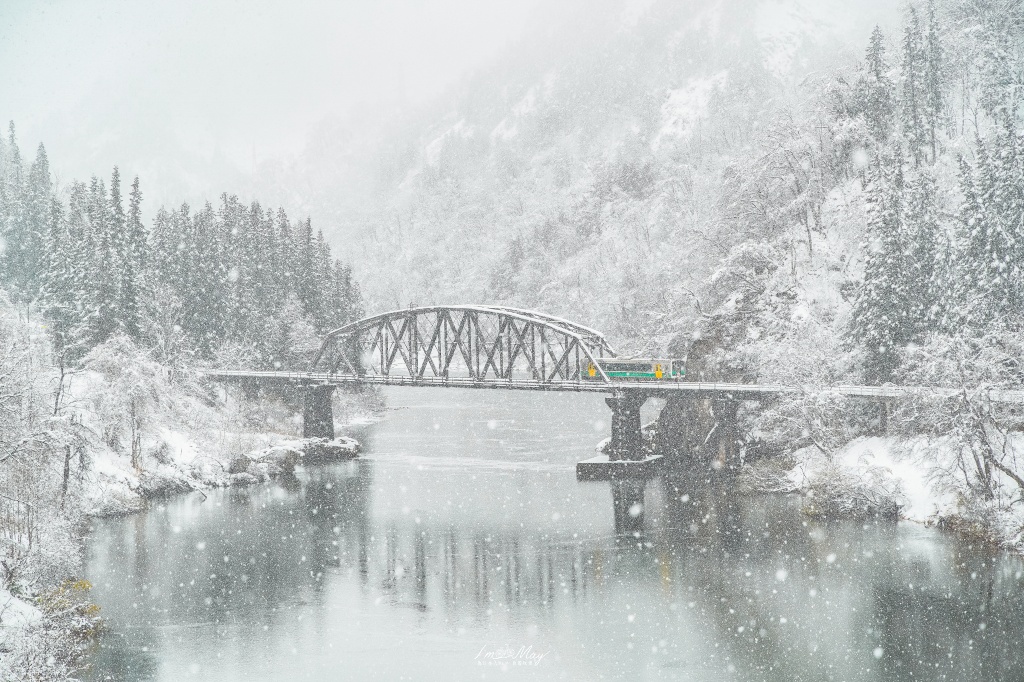 只見線冬季攝影記錄｜跨越數年的銀白記憶，我眼中的「世界最浪漫鐵道」冬日全紀錄，第一到第八鐵橋全制霸、大志集落與私房景點 @偽日本人May．食遊玩樂