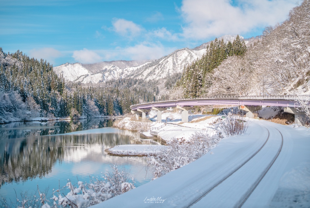 只見線冬季攝影記錄｜跨越數年的銀白記憶，我眼中的「世界最浪漫鐵道」冬日全紀錄，第一到第八鐵橋全制霸、大志集落與私房景點 @偽日本人May．食遊玩樂