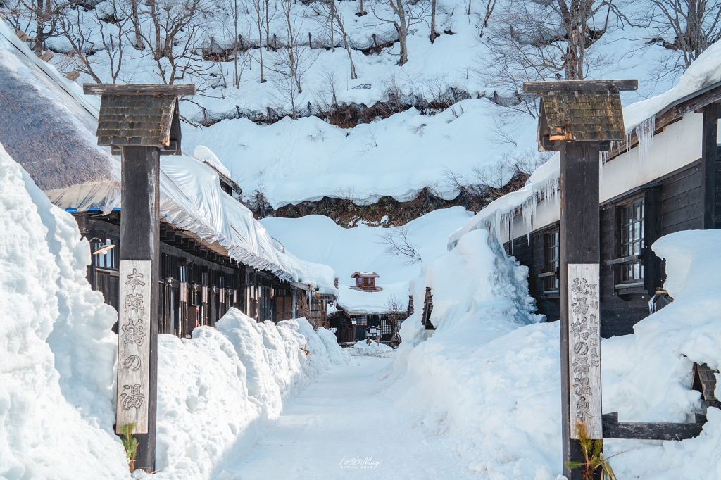 秋田住宿推薦 | 乳頭溫泉鄉：鶴之湯別館「山之宿」，捕捉雪地藍調的完美接駁，在古民家裡獨享圍爐裏炭火料理、獨享免預約貸切風呂 @偽日本人May．食遊玩樂