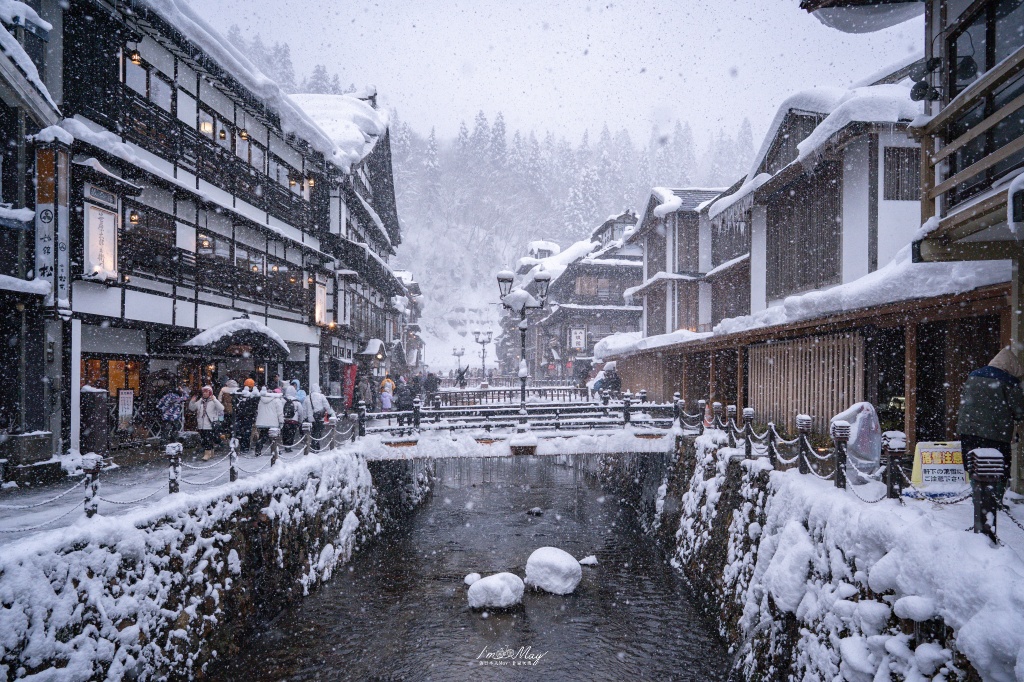 銀山溫泉攝影記錄 | 走進大正浪漫的銀白夢境：從魔幻藍調到寂靜清晨，我的雪國絕景紀錄 @偽日本人May．食遊玩樂