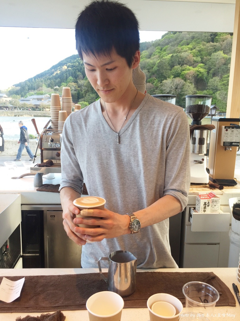 [京・咖啡] % Arabica Kyoto Arashiyama (嵐山)。坐擁一望無際 美好景致的極品咖啡 @偽日本人May．食遊玩樂