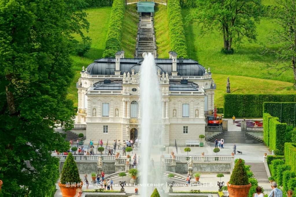 德國、南部 | 巴伐利亞童話國王的夢幻城堡「林德霍夫宮 Schloss Linderhof」| 近新天鵝堡、維斯朝聖教堂、上阿瑪高、交通資訊 @偽日本人May．食遊玩樂