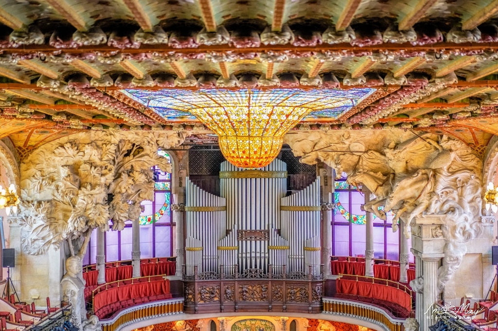西班牙、巴塞隆納 | 華麗絢爛的表演殿堂「加泰隆尼亞音樂宮 Palau de la Musica Catalania」 | 門票資訊及開放時間、交通路線、免排隊方式 @偽日本人May．食遊玩樂