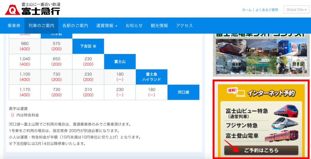 日本鐵道旅行 | 前往河口湖的交通方式 : 「富士山特急號 ( フジサン特急 ) 」的預約方式與座位選擇、 車廂詳細介紹 @偽日本人May．食遊玩樂
